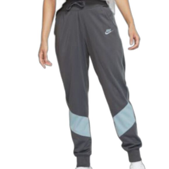 Nike Sportswear Windrunner Joggers Dark Gray & Ice Green Women Size Large - Picture 1 of 8